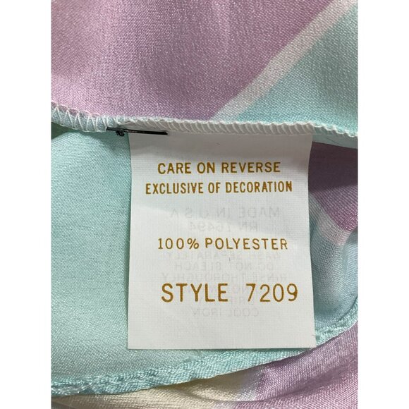 VTG Mary McFadden Vintage Pastel Floral Maxi Nightgown Gown Style 7209 USA - Picture 3 of 6